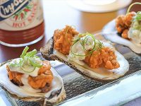 BBQ Oysters & Blue Cheese Dipping Sauce thumb
