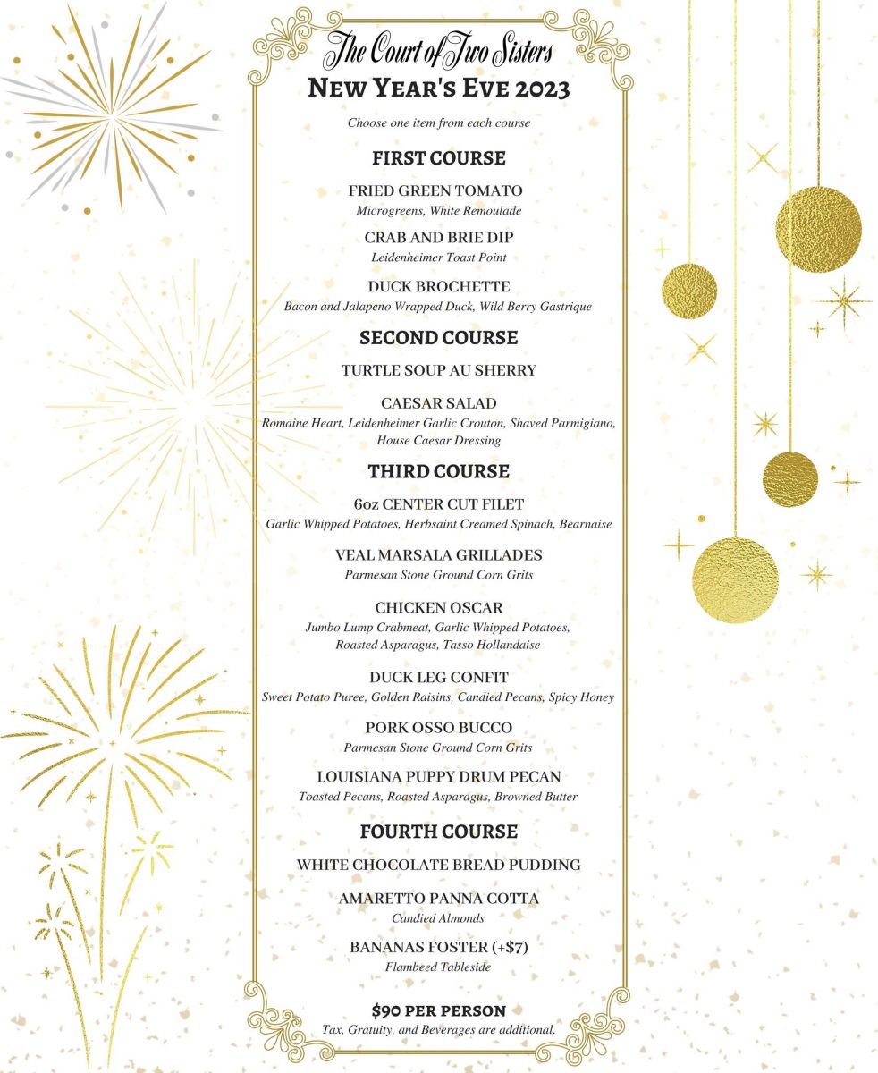 Can'tMiss New Year's Eve Parties at New Orleans Restaurants