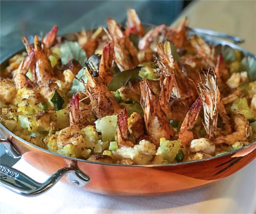 Mirliton, Shrimp and Tasso Casserole thumb