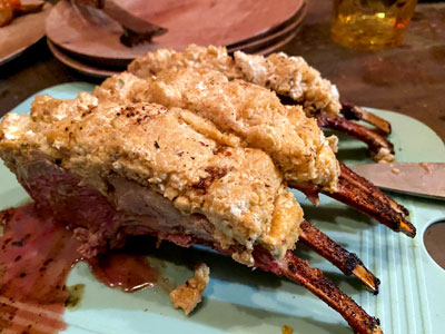 Goat Cheese Crusted Lamb