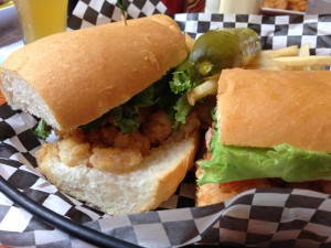 Shrimp po-boy