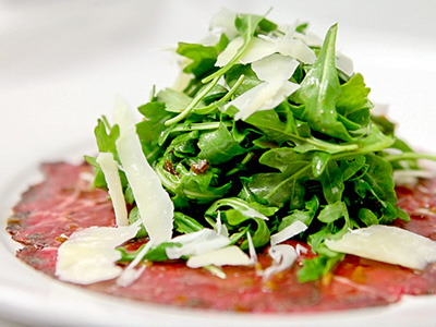 Beef Carpaccio with Tamari & Ginger Vinaigrette 