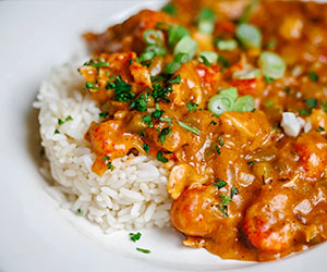 Crawfish Etouffee with Supreme Rice