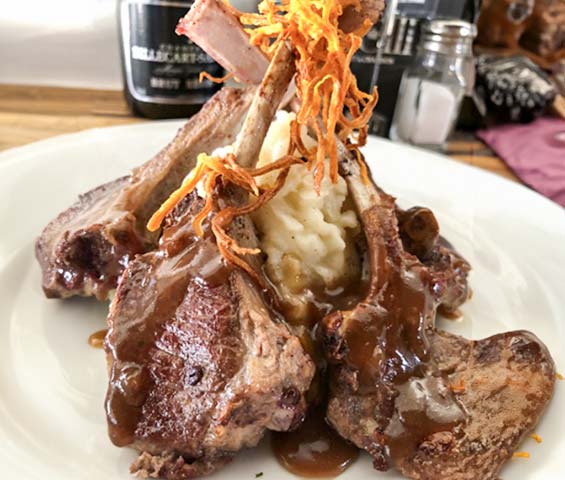 Annunciation's Grilled Lamb Chop
