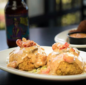 Who Dat! Crab Cakes at Bobby Hebert’s thumb