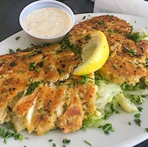 Crab Cakes Appetizer at Felix's thumb