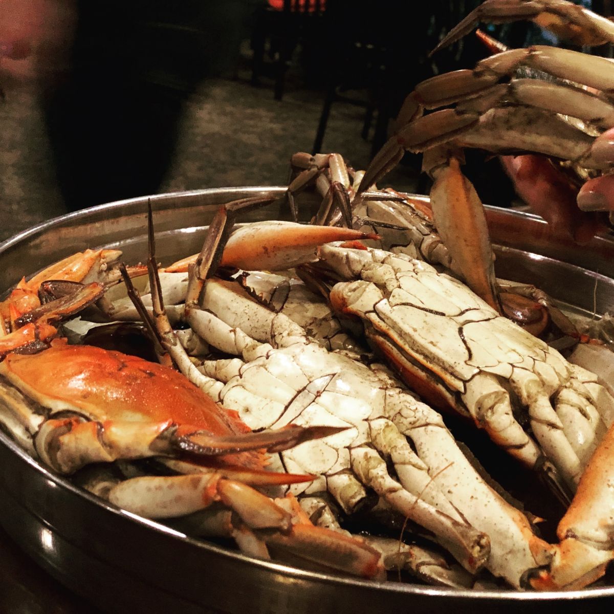 Boiled crabs from Deanie's