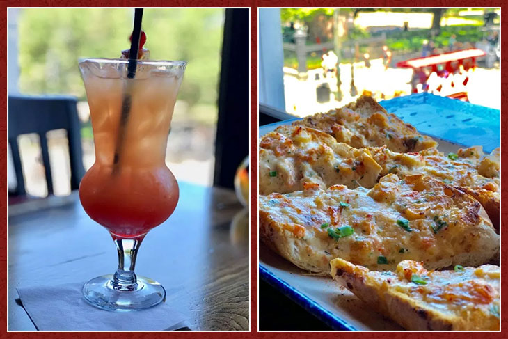 Crawfish Bread and a tastey New Orleans Punch